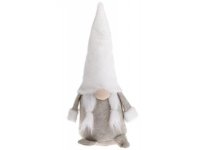 Skřítek bílý 60cm, textilní